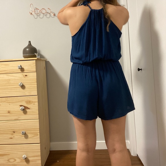 Dark Teal Romper - Picture 4 of 5